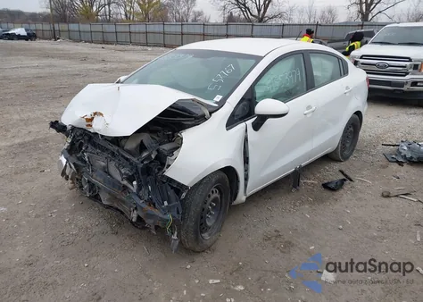 2016 Kia Rio Lx из США, поврежденный, VIN KNADM4A31G6557767